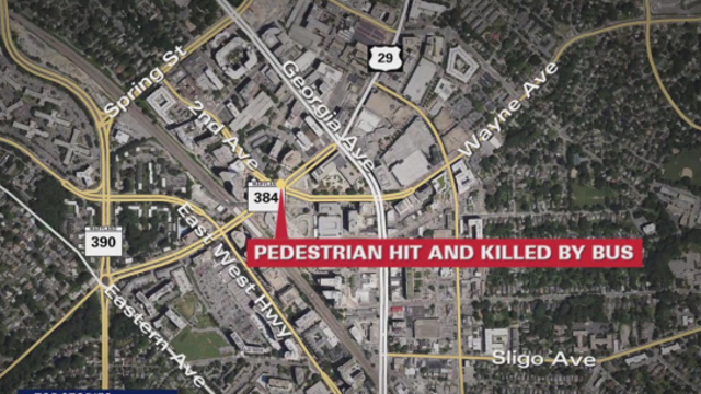 Man killed in hit-and-run crash with Ride-On bus in Silver Spring
