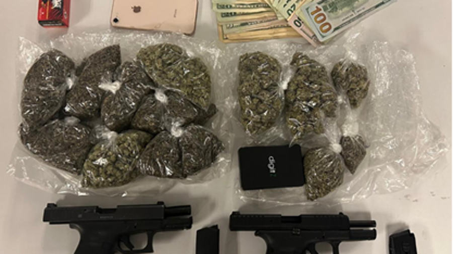 Suspect arrested, police seize 2 Glocks, suspected marijuana, and over $1,000 in Maryland