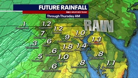 Scattered showers, thunderstorms Tuesday; Maryland Primary Election Day forecast