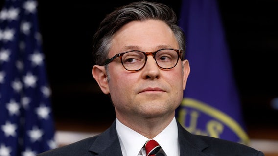 Republican Speaker Mike Johnson cancels House votes for next week amid shutdown