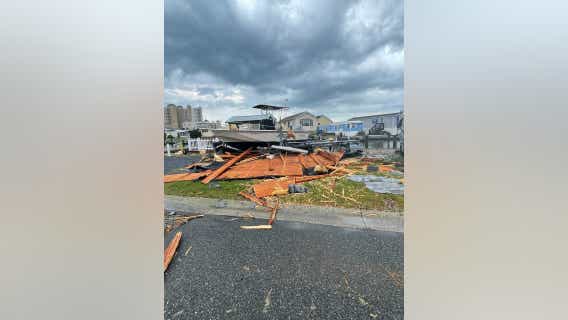 Strong winds, thunderstorms damage buildings in Ocean City