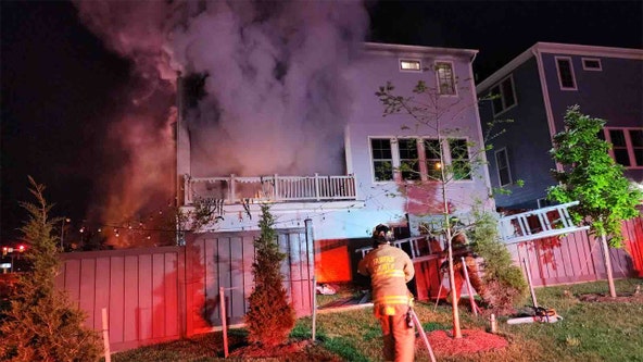 Fire badly damages Fairfax County home
