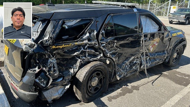 Michigan man arrested following crash involving Maryland State Trooper