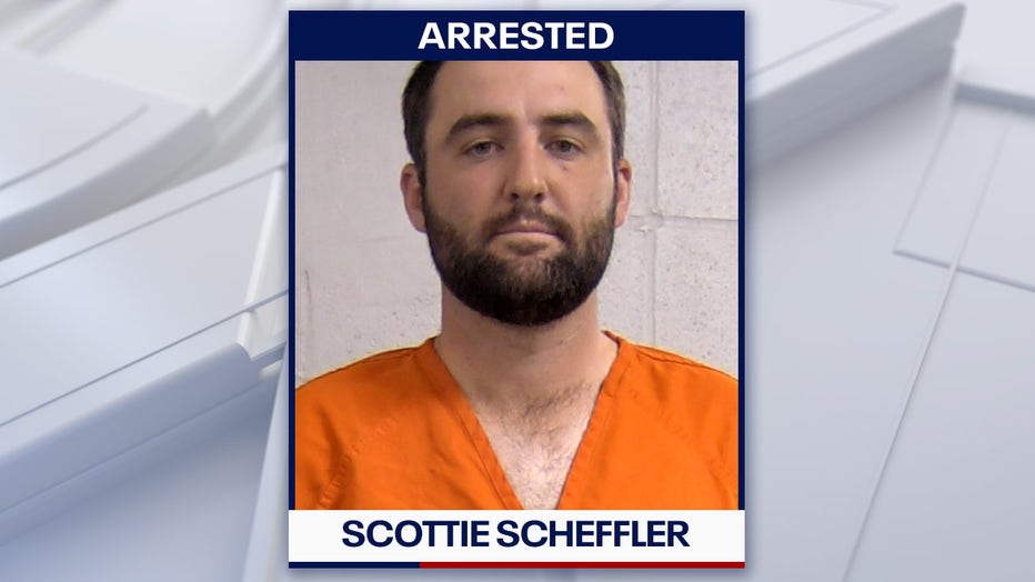 scottie scheffler arrest mug shot photo