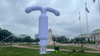 Giant IUD inserted in front of DC Union Station