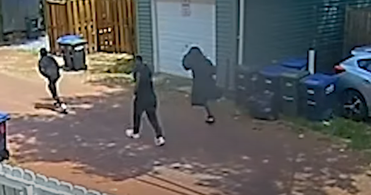 Three armed robbery suspects caught on camera in DC alley | FOX 5 DC