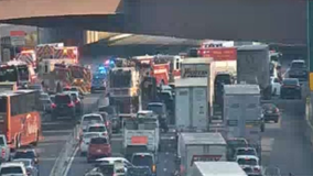 I-495 tractor-trailer collision shuts down all lanes near Tysons