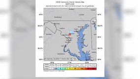 Small earthquake rattles Maryland county outside DC