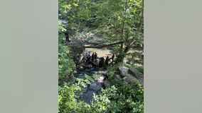 Hiker rescued after falling 30 feet into ravine at Montgomery County park