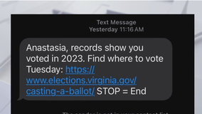 Virginia voters say some election-related texts went too far