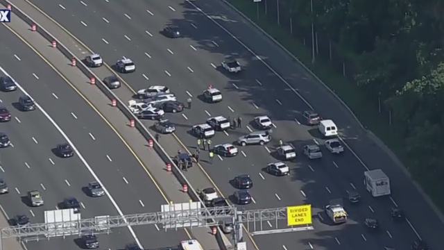 Suspect wanted for armed robbery arrested after beltway chase in Fairfax