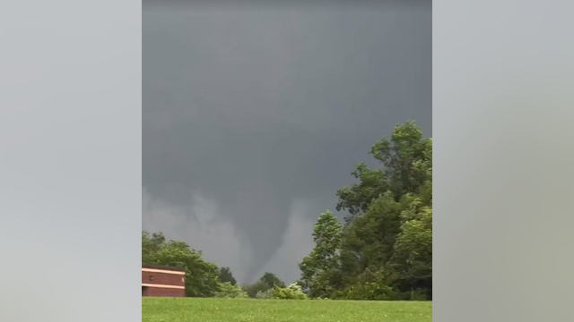 VIDEO: Tornadoes rip through Maryland bringing down trees, power lines