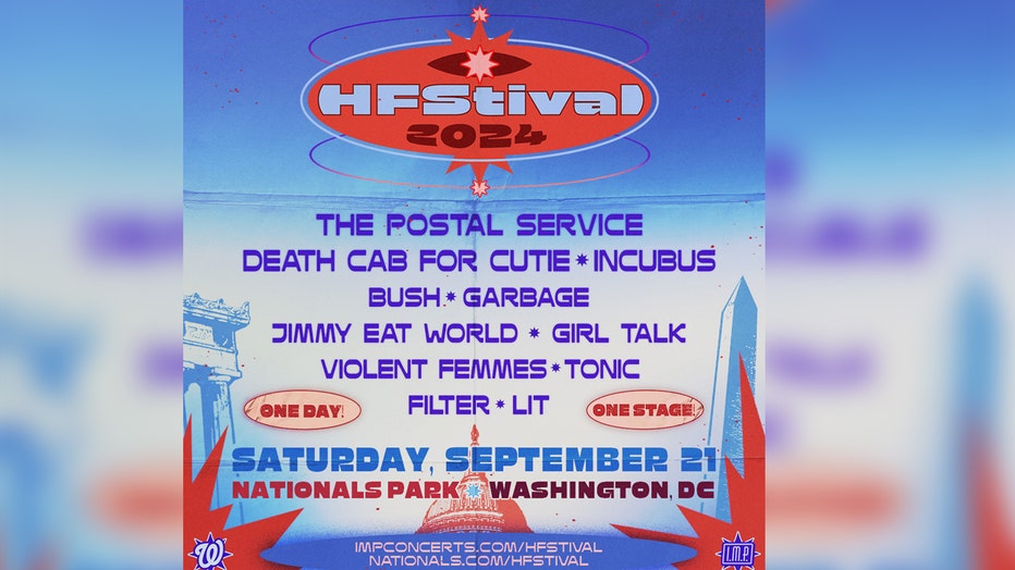 HFStival 2024 lineup announced FOX 5 DC