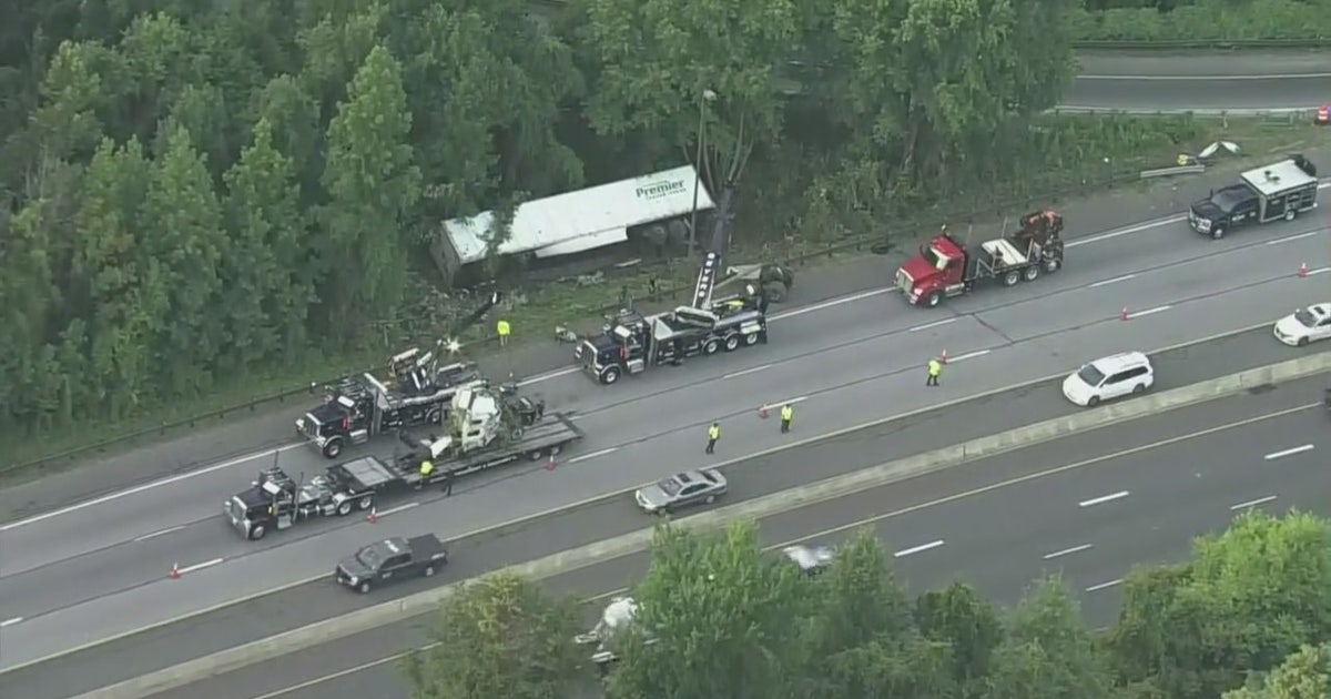 Tractor-trailer crashes, overturns on I-270 in Montgomery County | FOX 5 DC