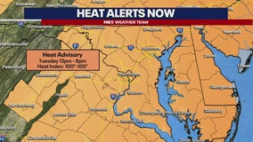 DC heat advisory issued Tuesday as hot, humid conditions persist