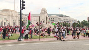 Protests over Netanyahu's DC visit continue, causing several road closures