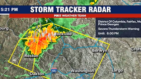 Severe Thunderstorm Warnings issued for parts of DC, Maryland, Virginia