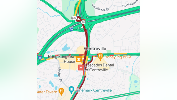 Downed wires shuts down Route 28 in Fairfax County