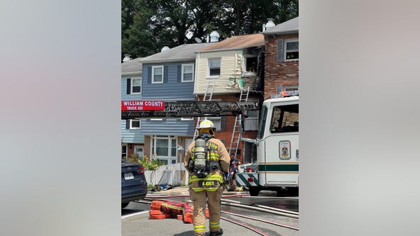 7 adults, 3 kids displaced after townhouse fire caused by improper disposal of fireworks in Virginia