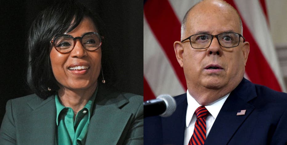 Alsobrooks ahead of Hogan by 7 points in tight Maryland Senate showdown, poll shows