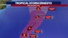 Ernesto path live tracker: DC impact, forecast cone, updated models