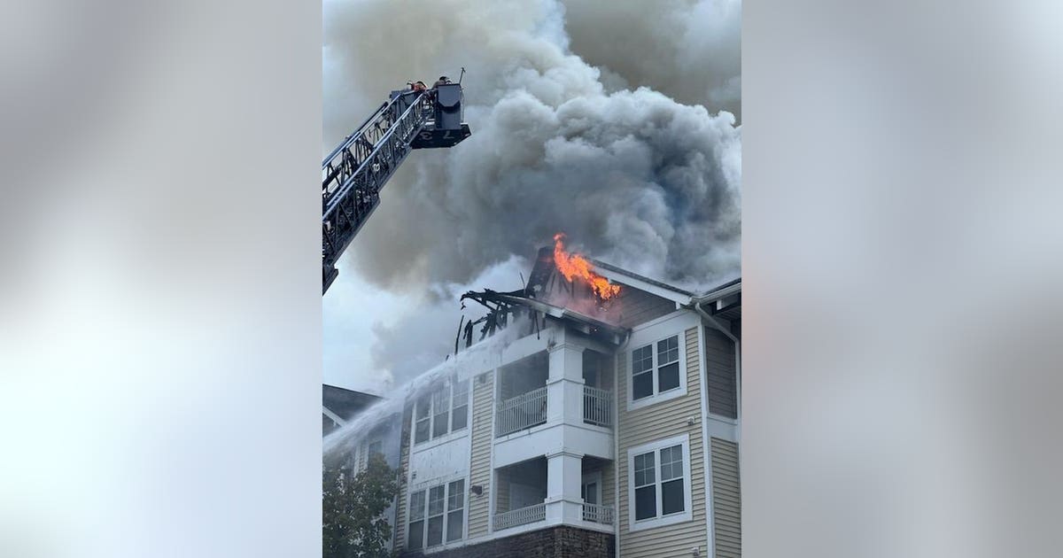 Maryland 4-story building fire displaces 24 apartments | FOX 5 DC