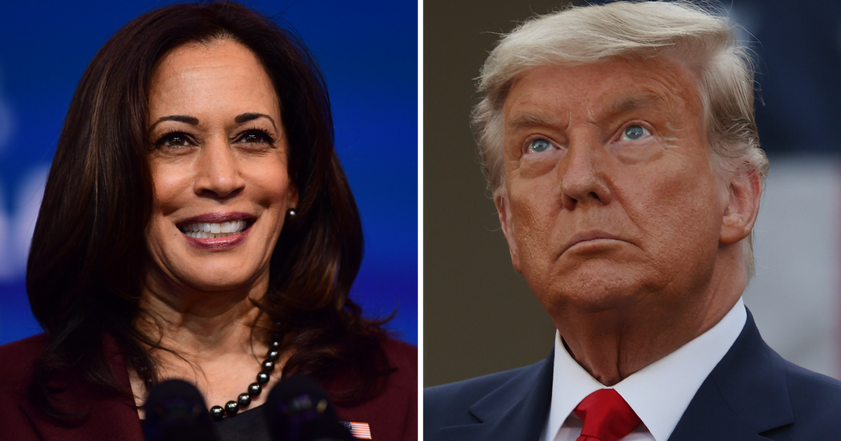 Harris takes narrow lead over Trump in majority of key swing states ...