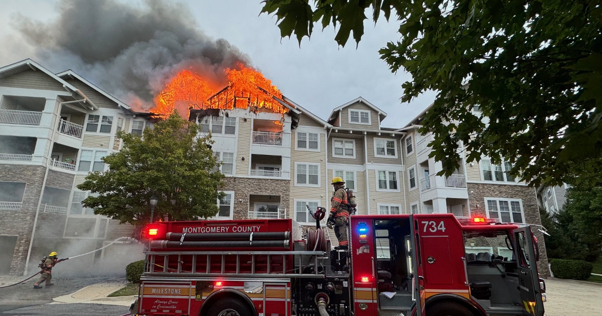 Dozens displaced after fire tears through Montgomery County apartment ...