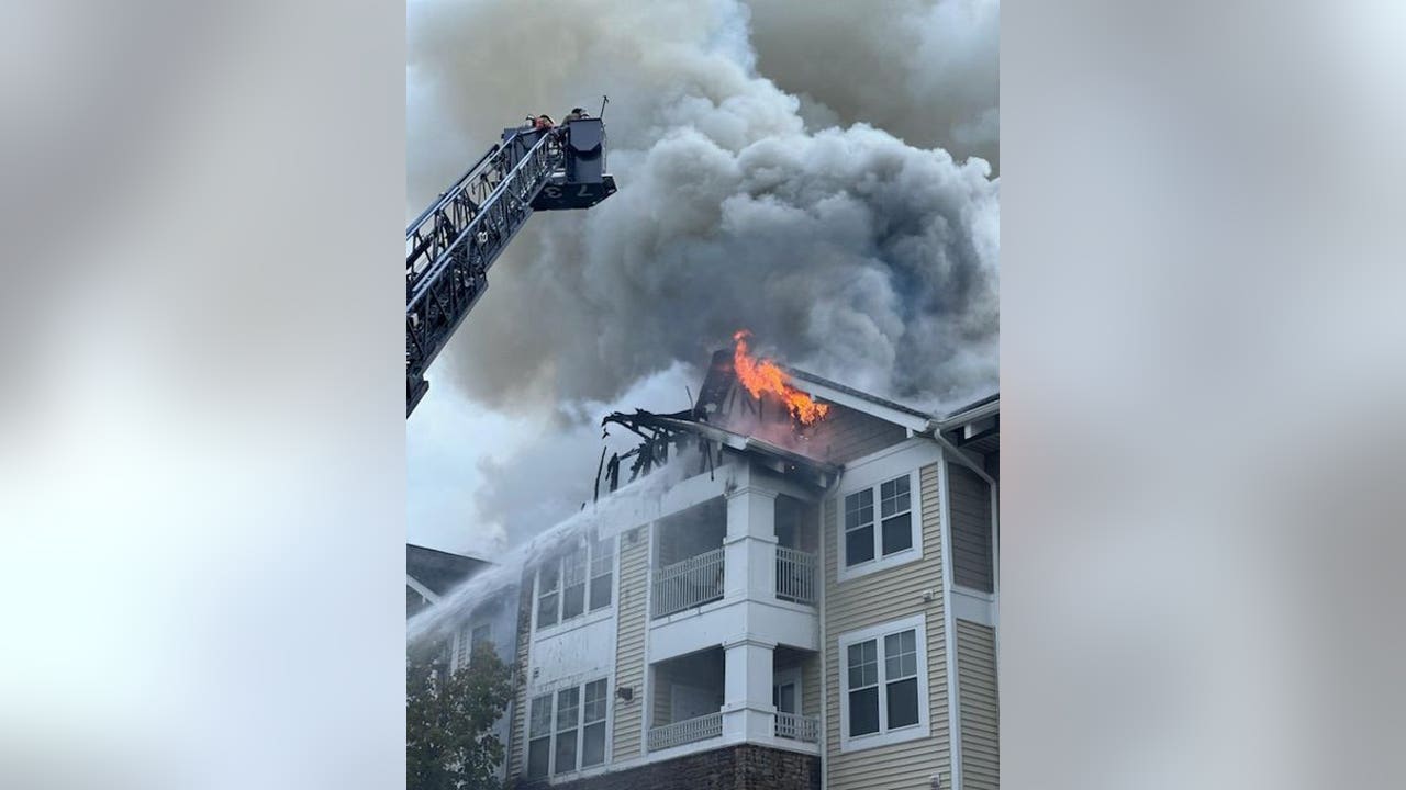 Maryland 4-story building fire displaces 24 apartments