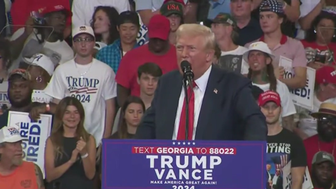 Trump says he wants to 'take over' DC and 'clean it up' during campaign rally