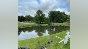 Woman and dog escape after vehicle sinks in pond in Prince George's County