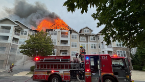 Dozens displaced after fire tears through Montgomery County apartment complex