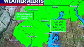 Severe thunderstorm watch in effect for parts of DMV through Sunday night