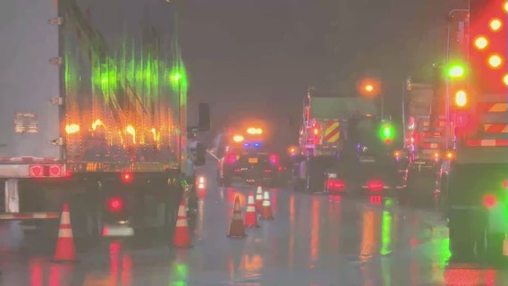 I-495 tractor trailer crash causes delays in Silver Spring