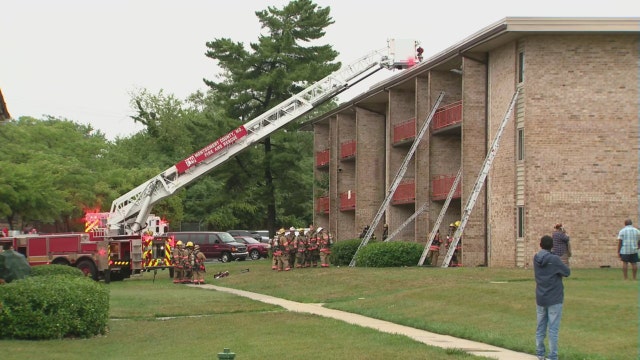 2-alarm fire at Montgomery County apartment complex displaces 6 families