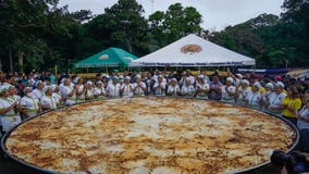 DC restaurant attempts to make world's largest pupusa to set a Guinness World Record