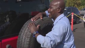 Students at Virginia high school surprise custodian with dream car