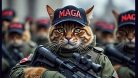 AI memes of cats, Trump and Harris flood social media during debate