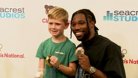 Noah Lyles brings medals and motivation to kids at Children’s National Hospital