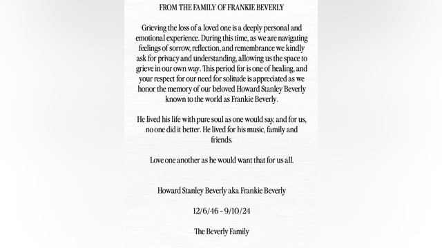 Frankie Beverly, R&B soul legend has died