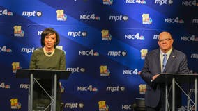 Maryland Senate Debate: Larry Hogan, Angela Alsobrooks tackle abortion, tax dispute