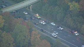 Multiple collisions slow traffic on 495 in College Park