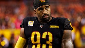 Commanders DT Jonathan Allen expected to miss rest of season with torn pectoral muscle