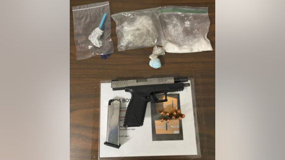 2 suspects arrested in possession of suspected cocaine, fentanyl pills, and handgun in Maryland: police