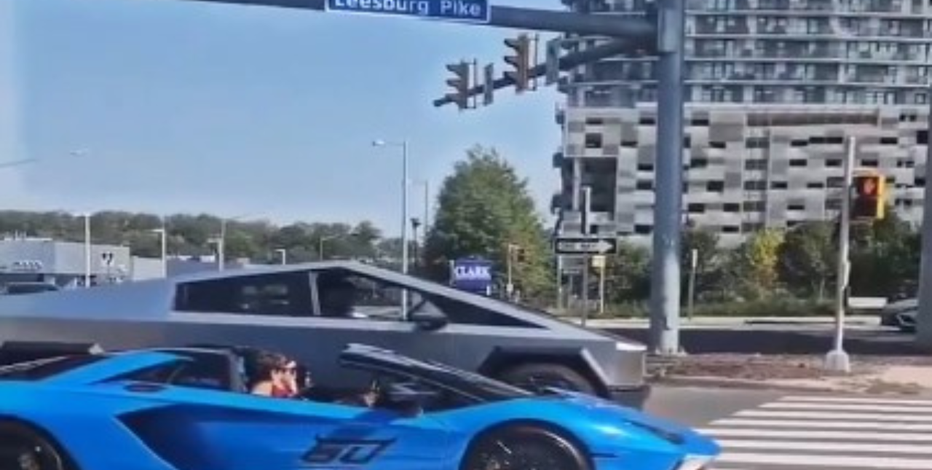 Viral Cybertruck and Lamborghini street race: Police release video of potential arrests in Virginia