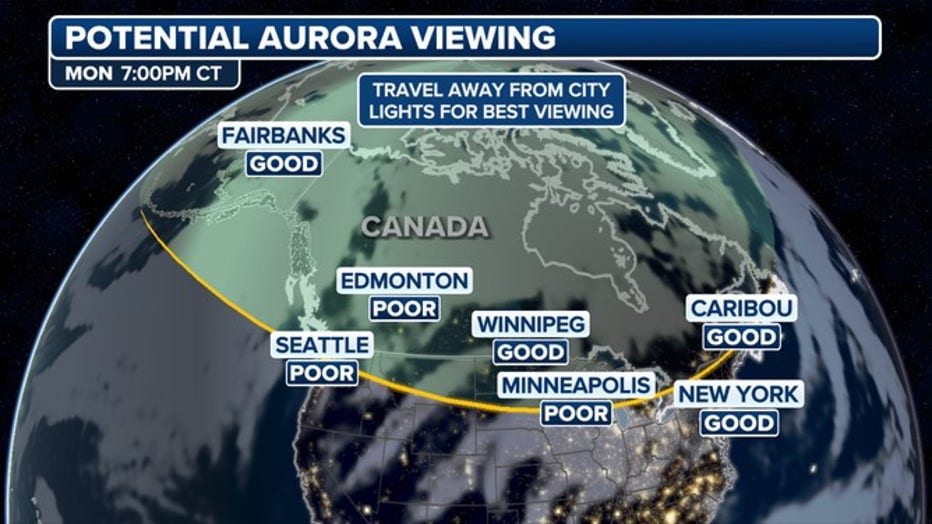 Northern Lighting over DC, Maryland, Virginia: Tricks to see the aurora borealis