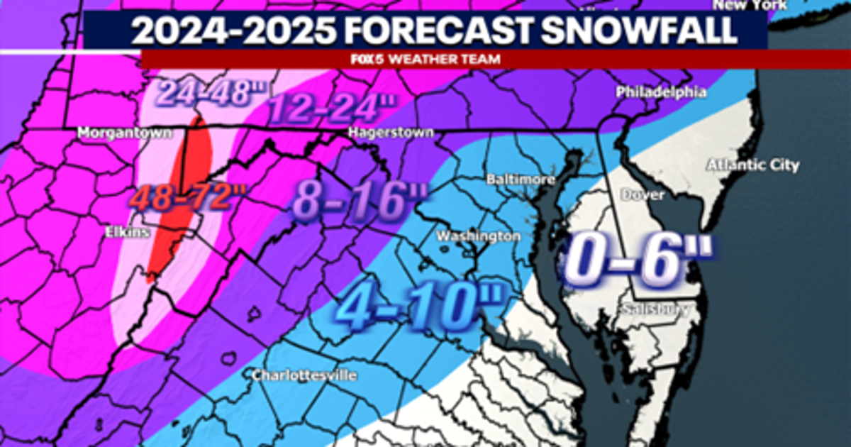 Here's how much snow to expect this winter in DC | FOX 5 DC