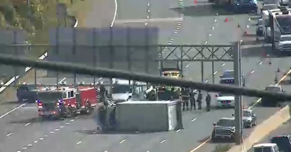 Overturned truck in Prince George's County causes delays on I-95 | FOX 5 DC