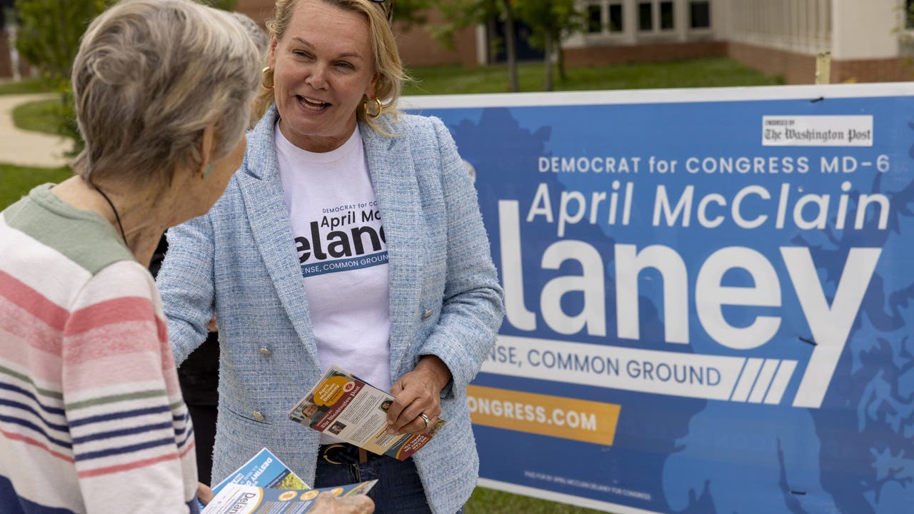 Democrat April McClain Delaney wins Maryland’s 6th Congressional District seat: AP calls Democrat April McClain Delaney wins Maryland’s 6th Congressional District seat: AP calls