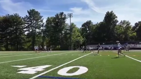 Clarksburg High School girls varsity team wins flag football championship